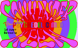 Title screen of The Psychedelic Mod