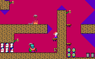 Keen escapes from a heavy brute.